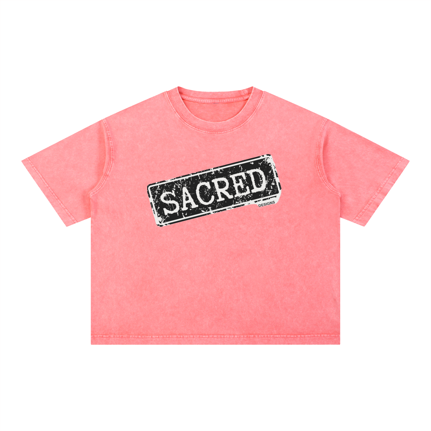 Mineral Wash Boxy Cotton T-Shirt