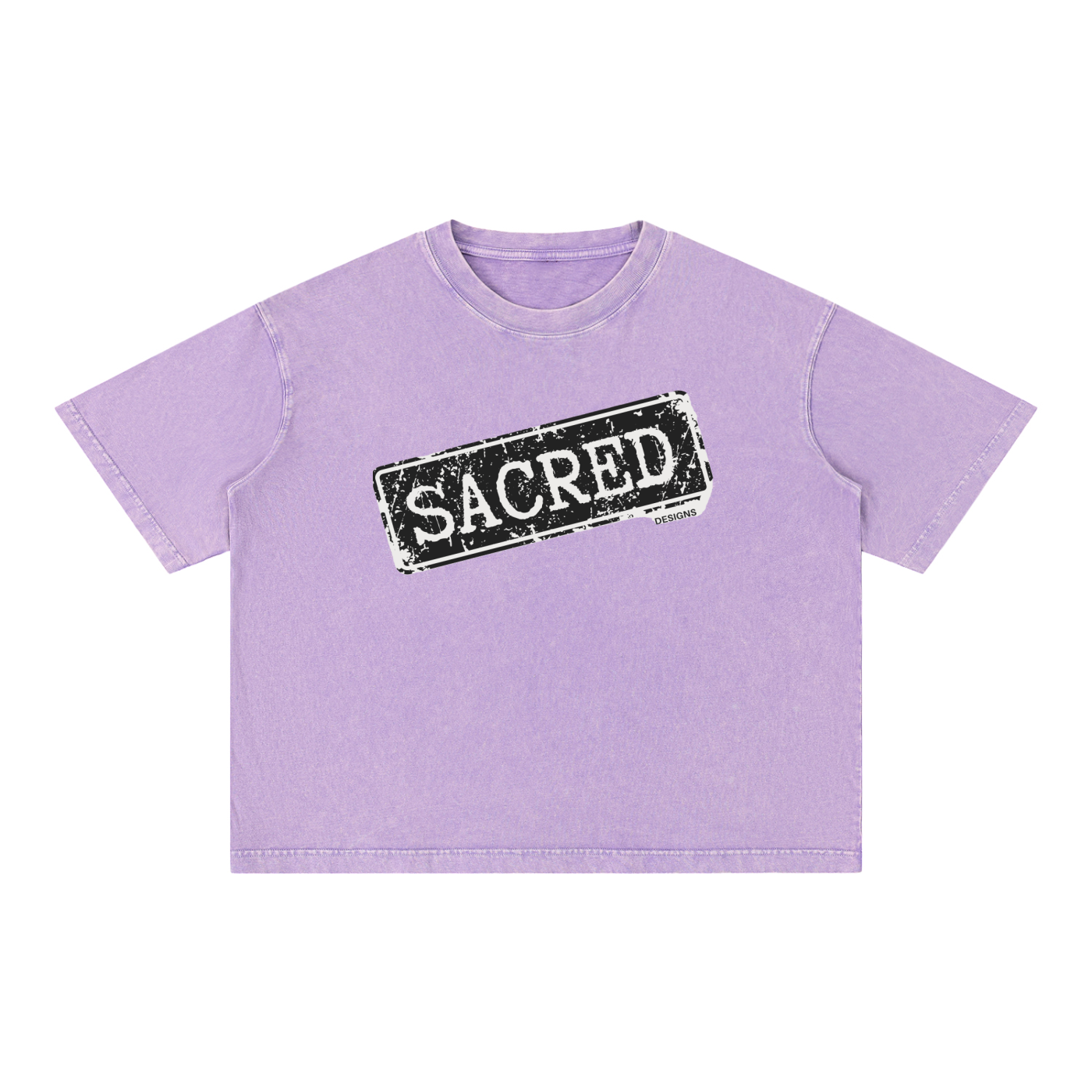 Mineral Wash Boxy Cotton T-Shirt