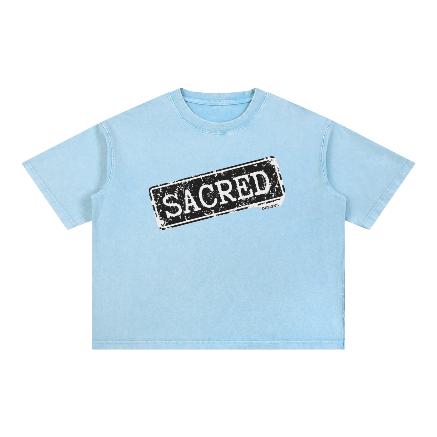 Mineral Wash Boxy Cotton T-Shirt