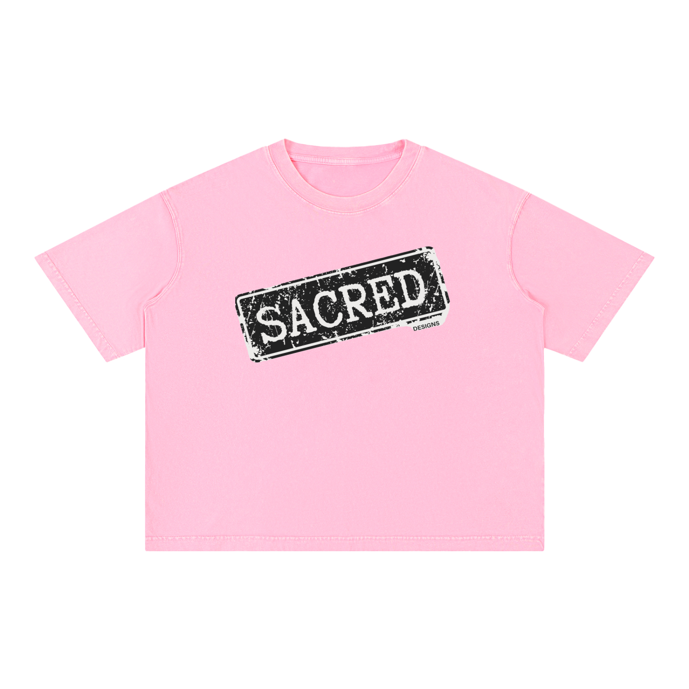 Mineral Wash Boxy Cotton T-Shirt
